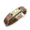 NEW || Textile Bronze -- Dry Fly fishing bracelet -- skinny