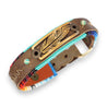 Artist Edition || 1/1 Bronze Feather Skinny - Opal Fire -- Winter Trunk Show