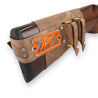 Shotgun Cuff Fall '24 - On Point Weathered badge on Horween Smoke Leather