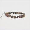 NEW || Bronze Trout + Tigers Eye Beads - fishing bracelet