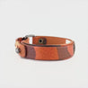 February Edition, Bronze -- On Point + Orange camo leather bracelet -- skinny